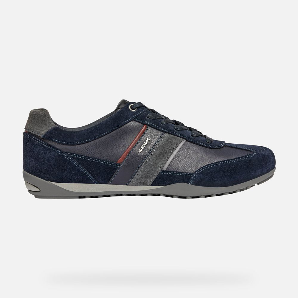 Tenis Geox Homem Azul Marinho - Wells - IQCAF0345